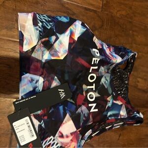 Peloton Colorful Geometric Sports Bra